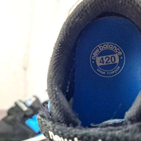 New Balance Infant/Baby Sneakers - Navy/Royal Blue/Grey/White sz 3 - Picture 6 of 7